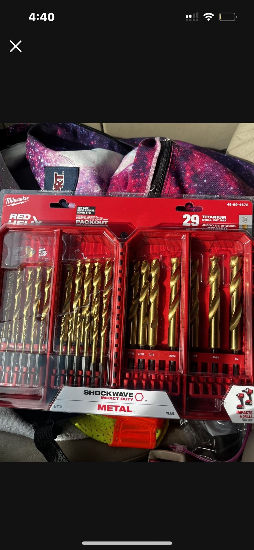 Brand New Milwaukee 29pc Shockwave Set
