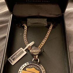 Brand new Harley Davidson Silver Gold Chain