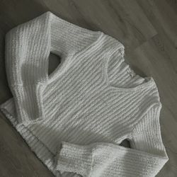 White Knit Sweater