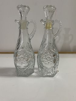 Oil & Vinegar Vintage Glass