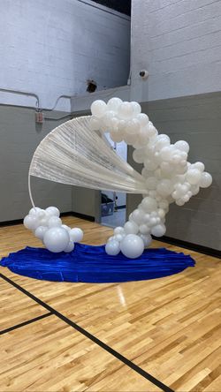 Balloon decor / Balloons garland / Circle Babckdrop