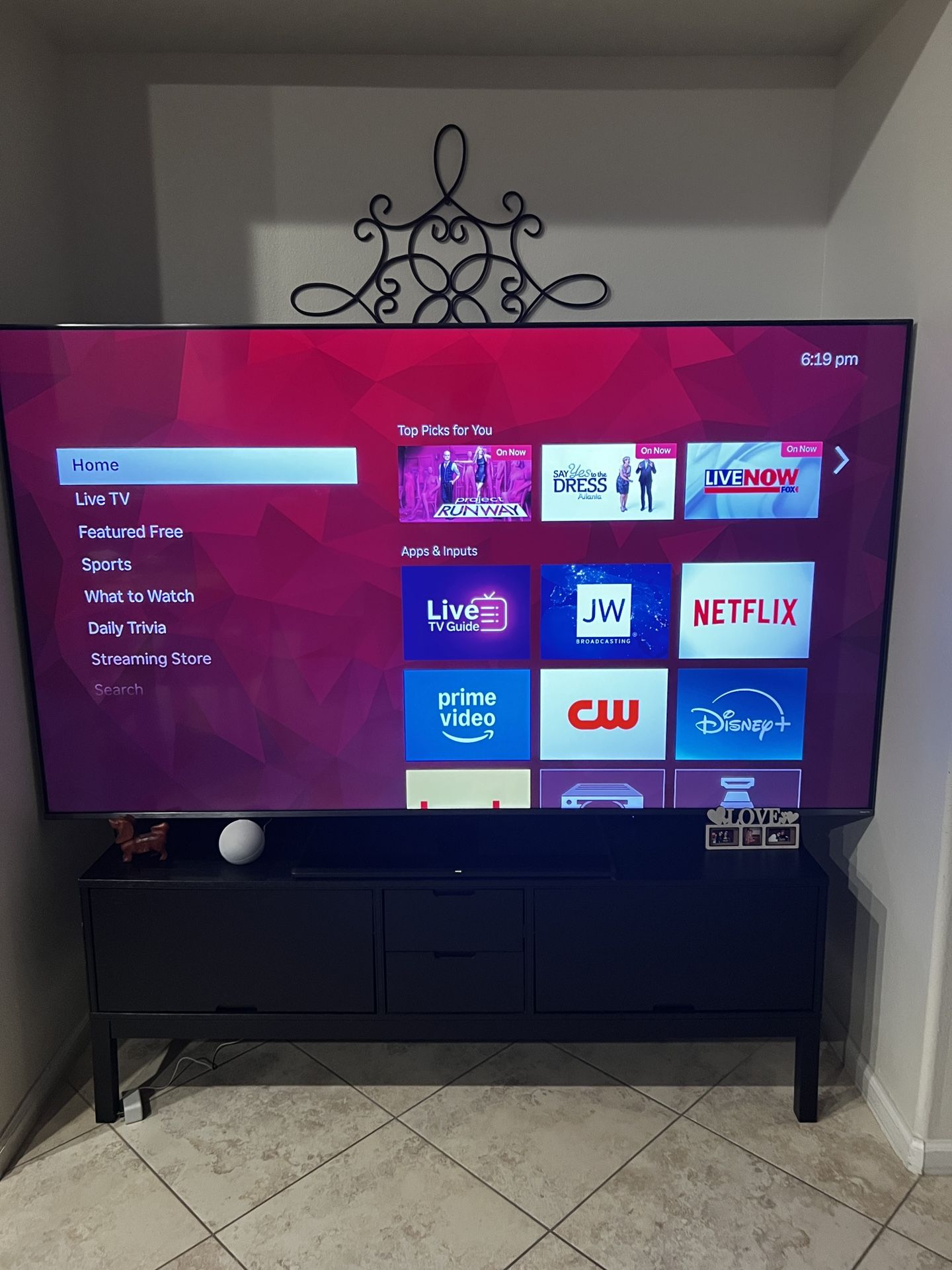  TV TCL 85 Inch Roku Smart TV