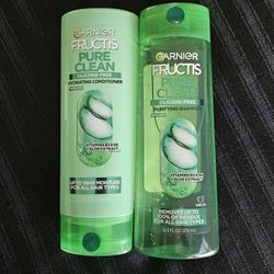 $5 For Both Garnier Fructis Pure Clean Purifying Shampoo And Conditioner
