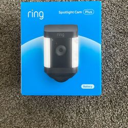 Ring Spotlight Camera Plus With Solar Panel Charger 