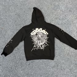 Blank and White Sp5der Hoodie