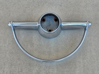 OEM 1950 Studebaker Car Steering Wheel Center Horn Trim Ring Button 50