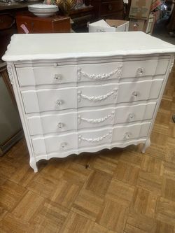 Vintage French dresser chest 34 by 31 by 17