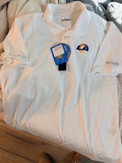LA Rams Colombia pfg golf shirt