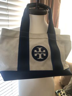 tory burch canvas tote