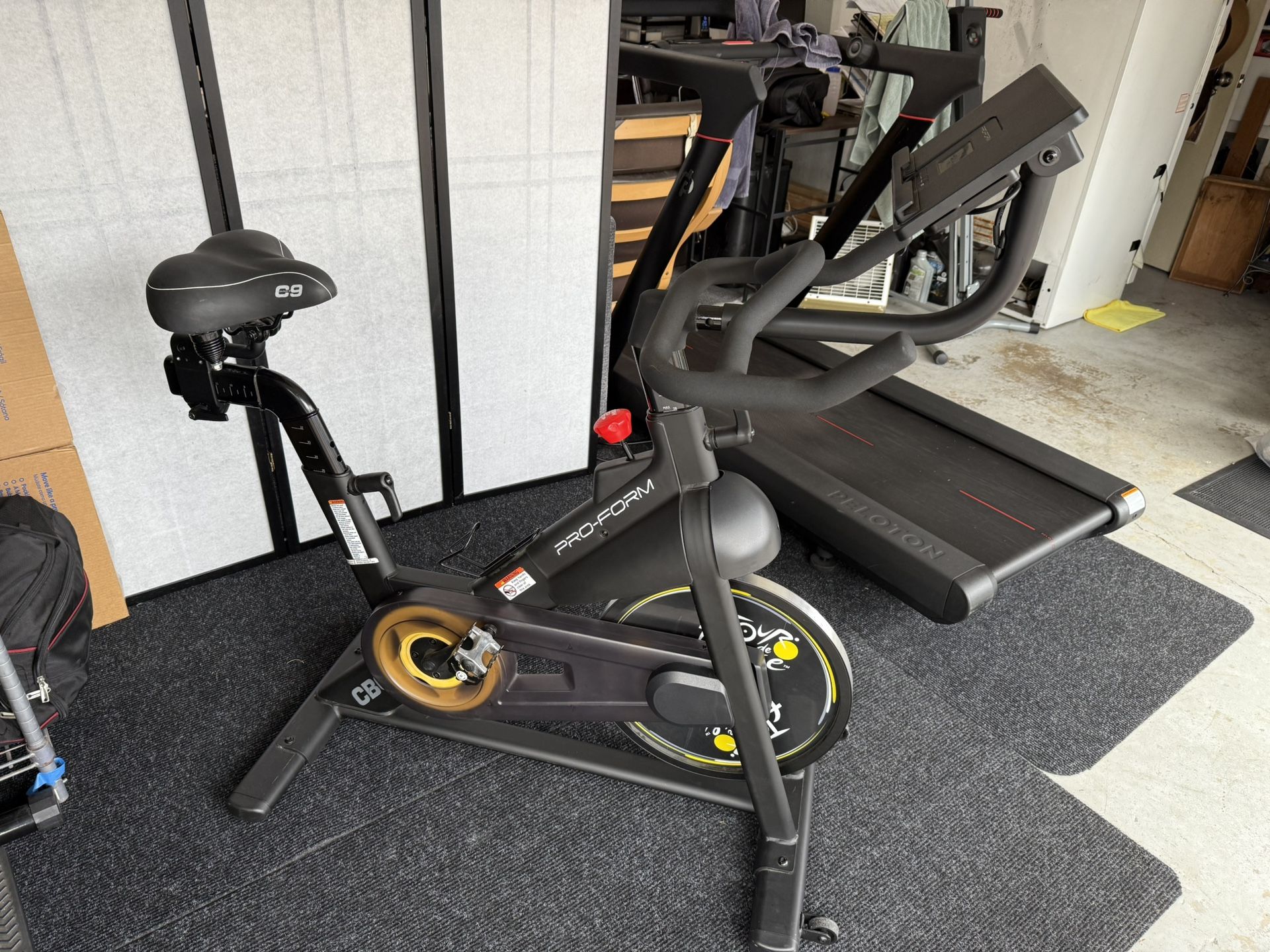 🏋️♂️ ProForm Stationary Exercise Bike – Excellent Condition – Upgraded Seat! 🏋️♀️