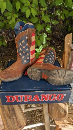 6.5 DURANGO PATRIOTIC BOOTS!!!!