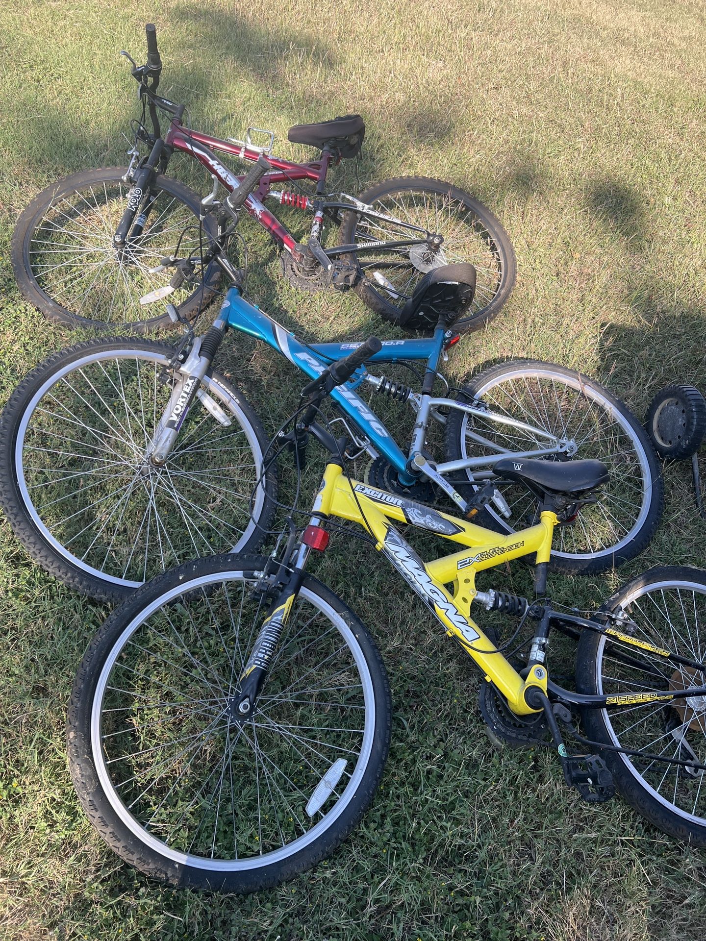 Bikes And 3 Bike Mount Rack