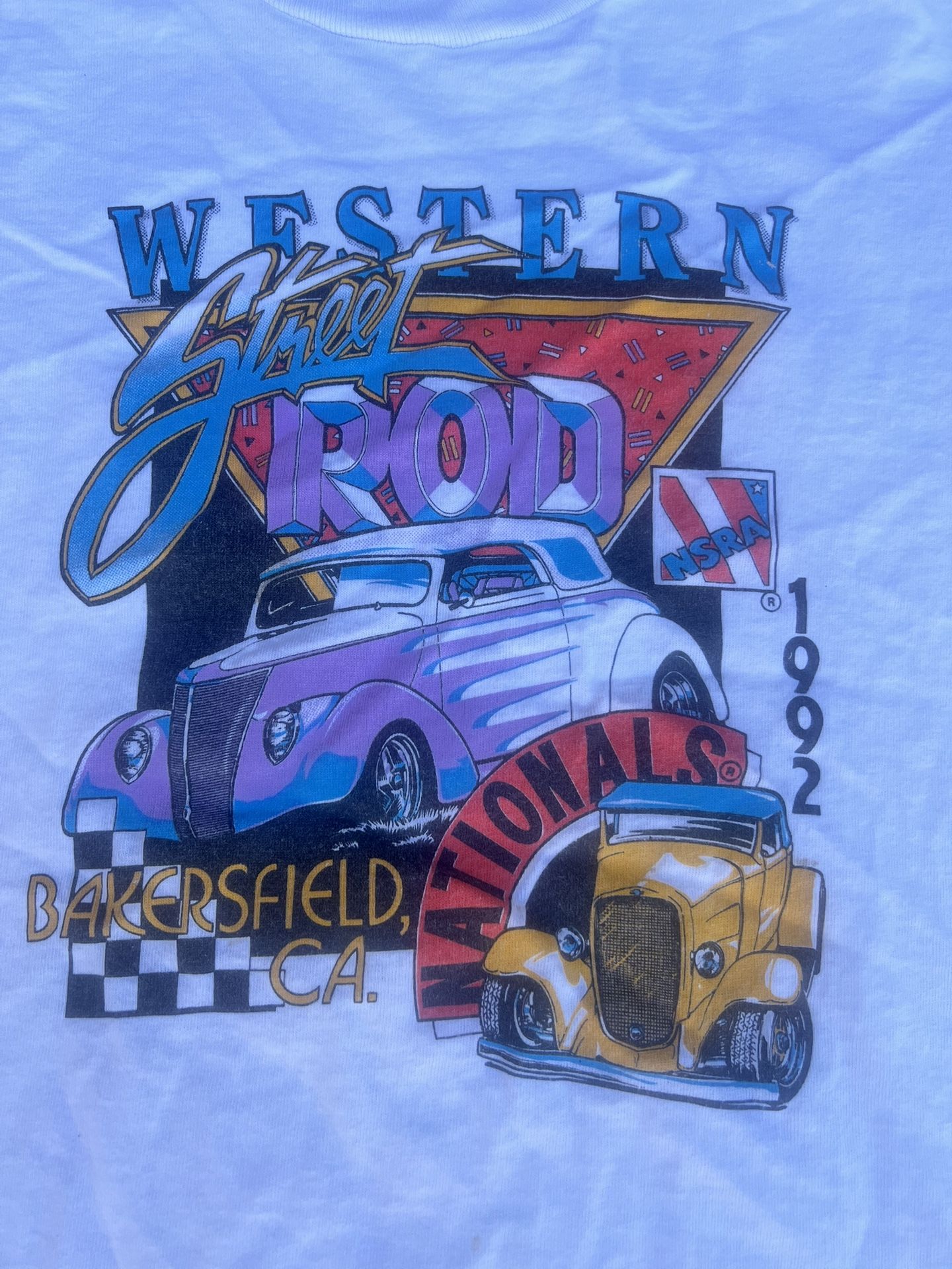 Vintage 1992 Street Rod Nationals Tee USA