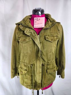 Forever 21 Olive Green Utility Field Jacket Size M NWOT