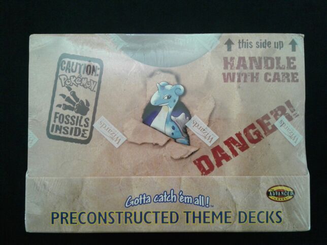 POKEMON FOSSIL BOOSTER DISPLAY THEME DECKS BOX!!! OUT OF PRINT!!! VERY RARE!!! BRAND NEW & FACTORY SEALED!!!