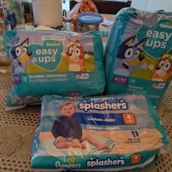 Pampers Pull UPS And Water Pampers 