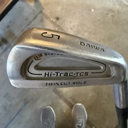 Vintage Daiwa Hi-Trac TCS Iron Set (7 Clubs: 3,4,5,7,8,9,SW)