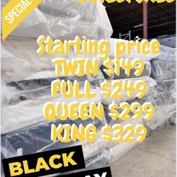 MATTRESS 💥ALL SIZES GOOD BRANDS 💥twin/ Full/ Queen/ King/ Ck 💥 Take It Today For Only $50 Down