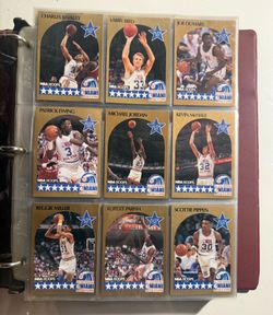 1990-91 NBA Hoops Near-nearly Complete Set - Jordan, Pippen, Bird