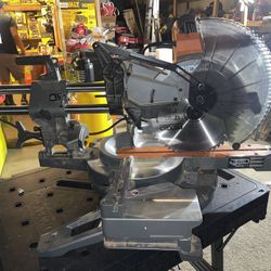 Ridgid 15Amp Electric 12in. Dual Bevel Sliding Miter Saw