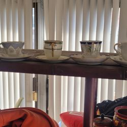 Vintage tea cup collection