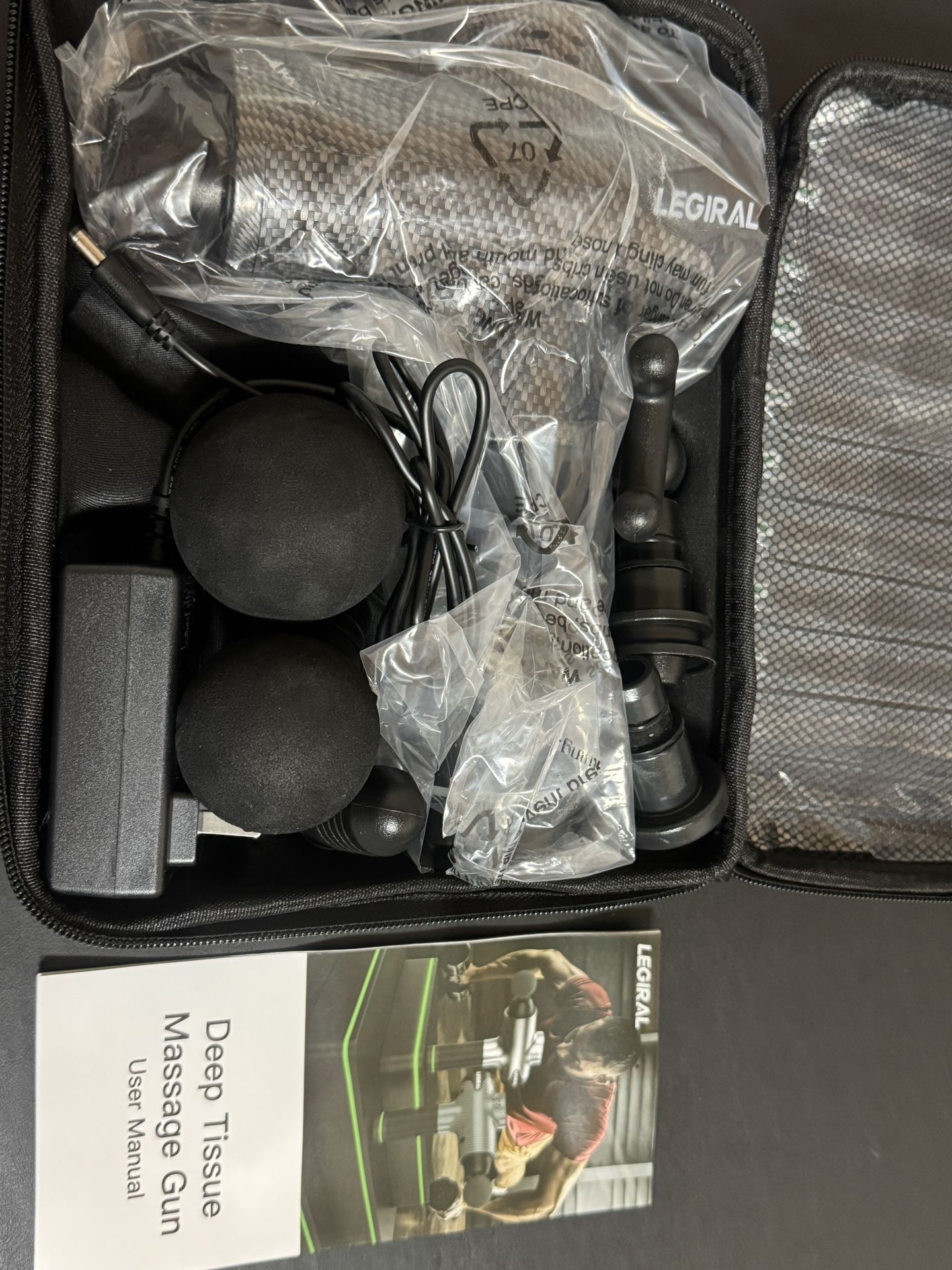 new legiral deep tissue massage gun