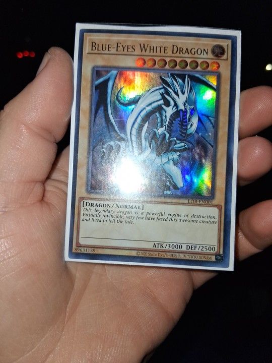 (LOB) BLUE EYES WHITE DRAGOB ASKING ONLY $50.00 DOLLARS!!!