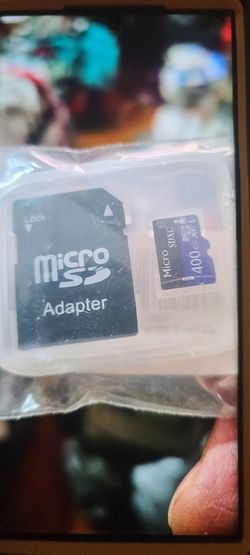 MICRO  SDXC  400 GB SD CARD  & ADAPTER  (NEW)