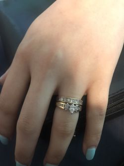 14k and 10k diamond rings