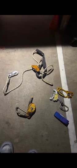 Petzl and 3m DBI Sala climbing gear