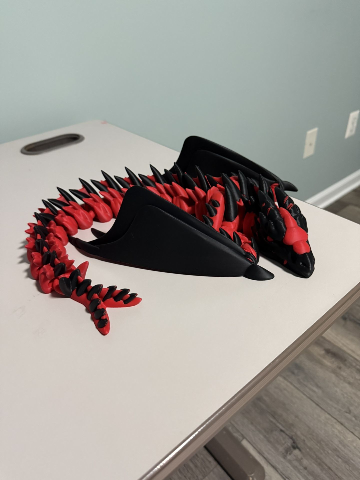 Black And Red Dragon.