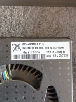Radeon RX 480 xfx