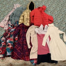 10$ 4T Girl Dresses And Coats