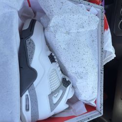 Jordan 4 White Cement Size 9