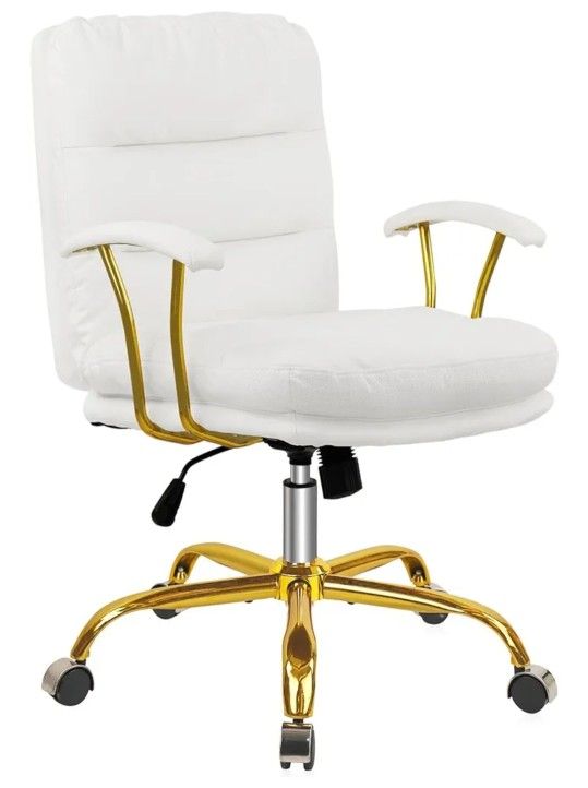Chair with Gold Wheels