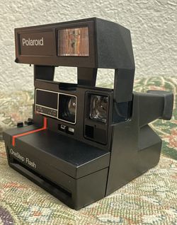 Polaroid OneStep Flash with strap Camera