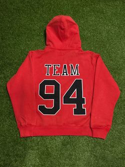 Red Supreme Team 94 Red Hoodie