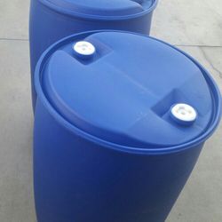 55 Gallon Plastic Drum Closed Top $20 Each