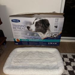 Dog Crate And Bedding