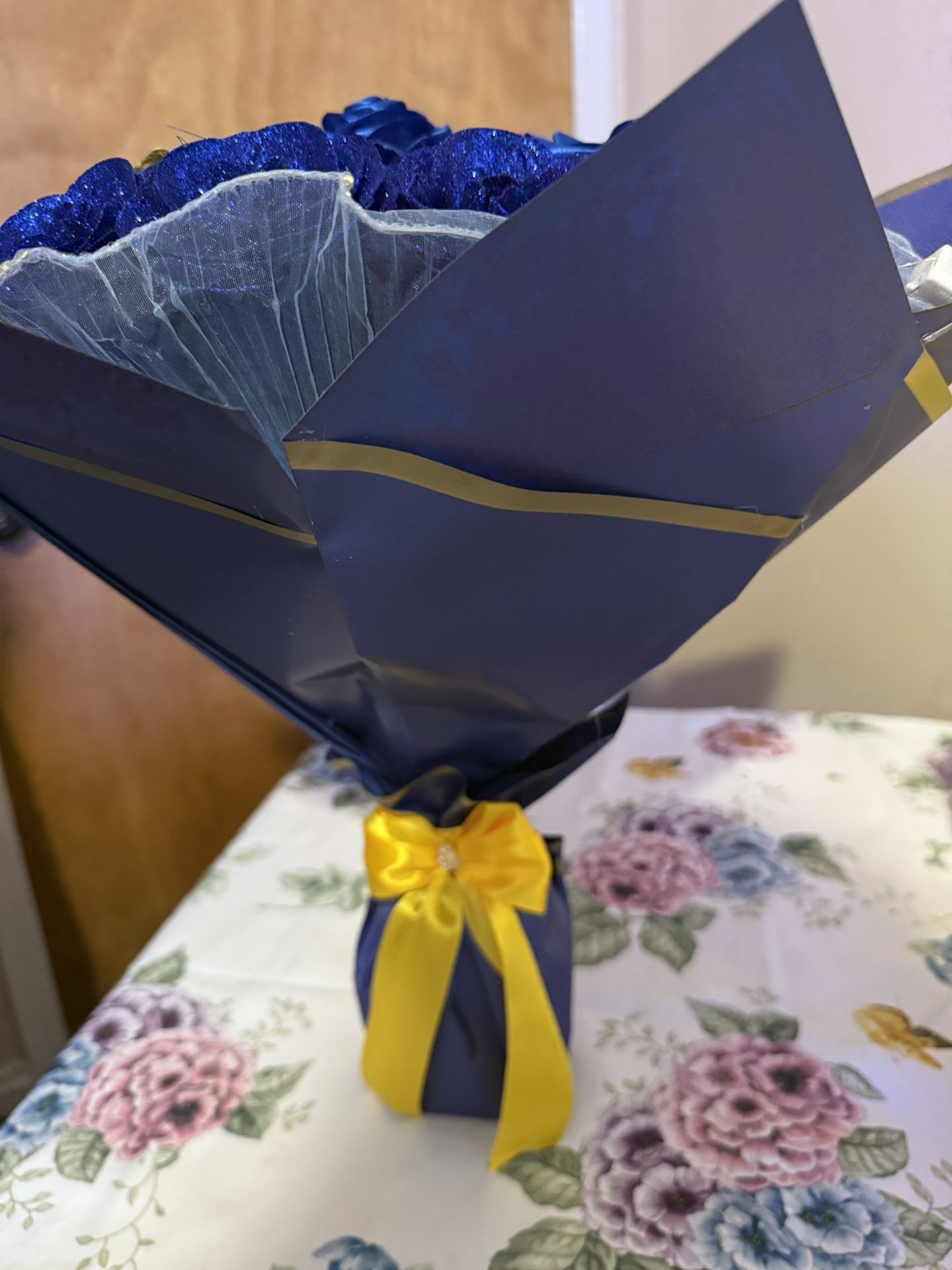 Ramo De Rosas Eternas Con Luces