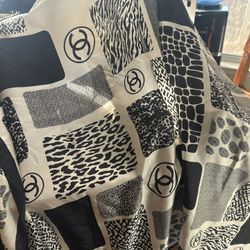 Authentic Chanel Silk Scarf