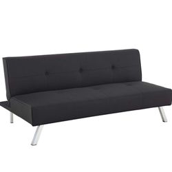 Black Serta Convertible Sofa Bed (Like New)