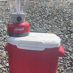 Coleman Cooler And Lantern