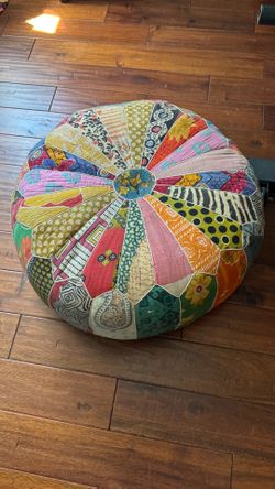 Pier1 patchwork ottoman