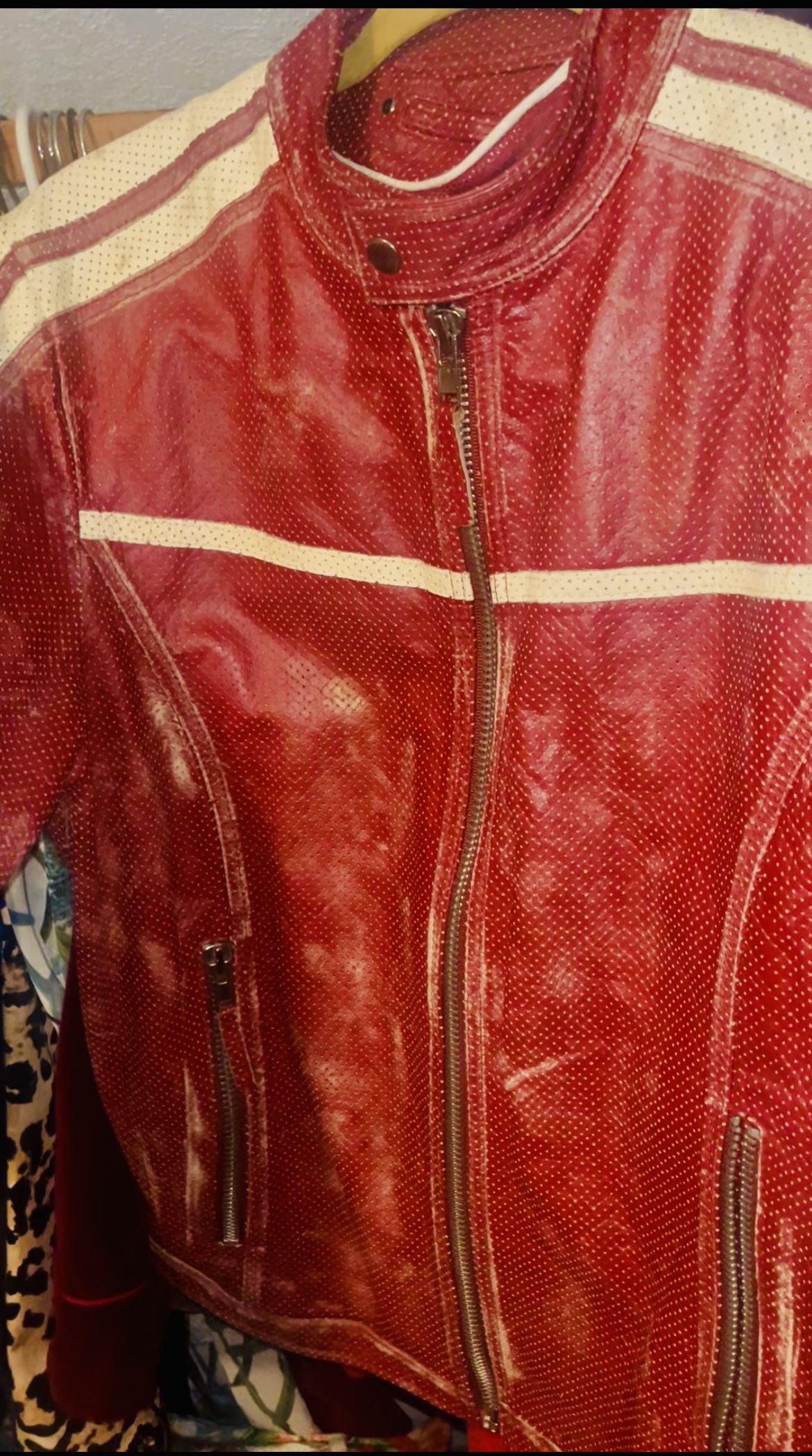 Motorcycle Jacket Italian Style Medium Large