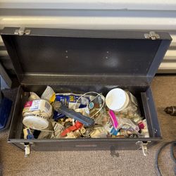 Toolbox Full Of Plumbing Supplies