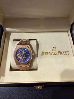 AP Blue skeleton dial
