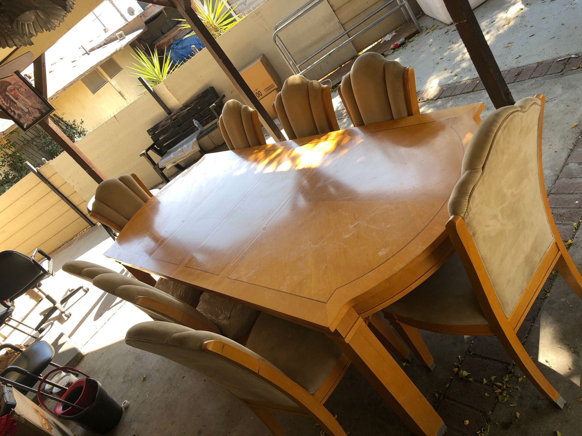 Dining table 8 chair