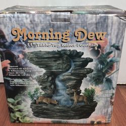 Morning Dew Electric Table-Top Water Fountain