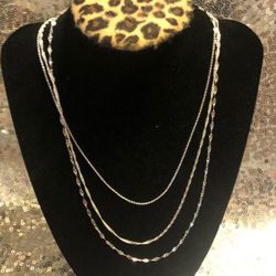 Silver necklace
